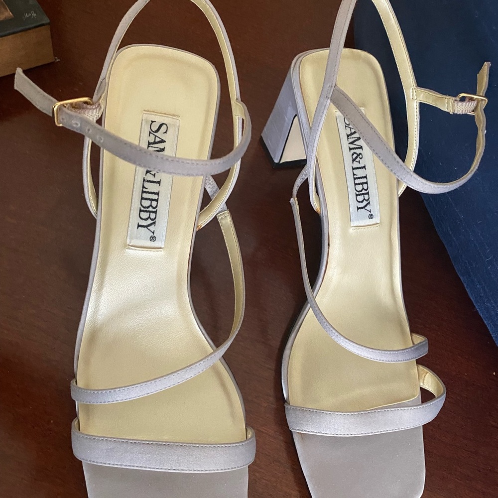 Pearl Gray Sexy Strap Shoes